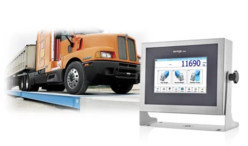 LKW-Waage - industrielle Wägelösung für schwere Lasten.